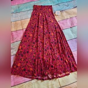 XXS Lularoe Bright Aztec Maxi Skirt #0458